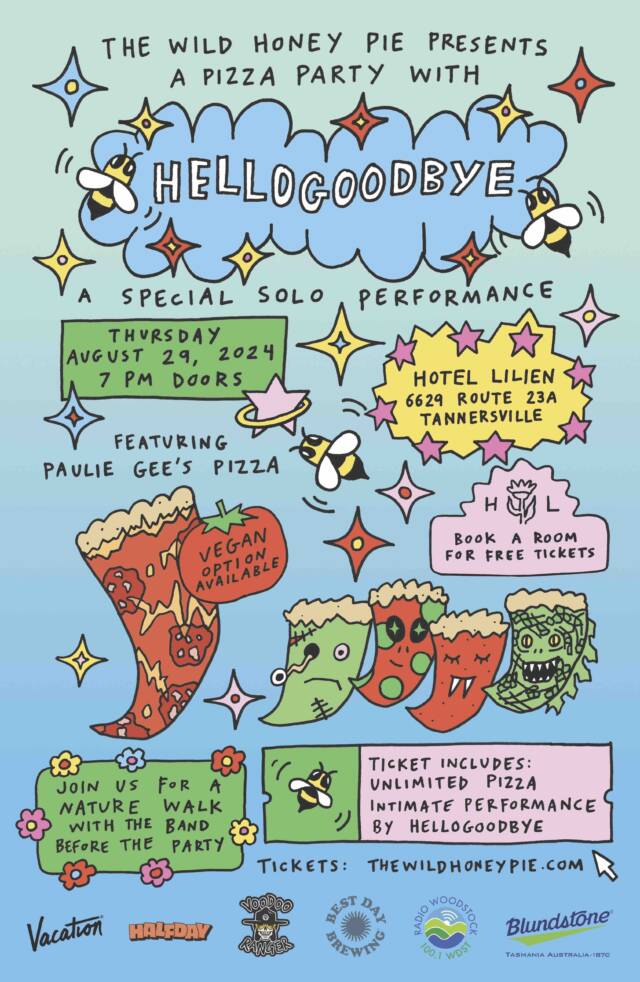 A Pizza Party with Hellogoodbye