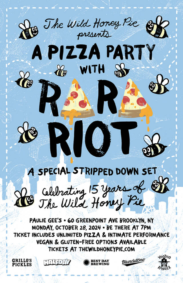 A Pizza Party with Ra Ra Riot